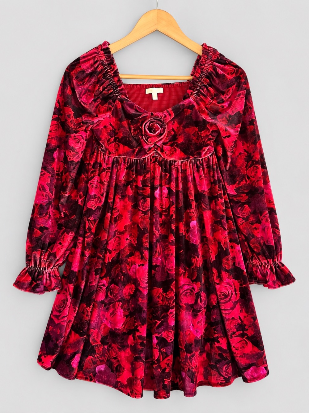 🎉5 for $45🎉 Chelsea & violet velvet dress girls size L 12/14